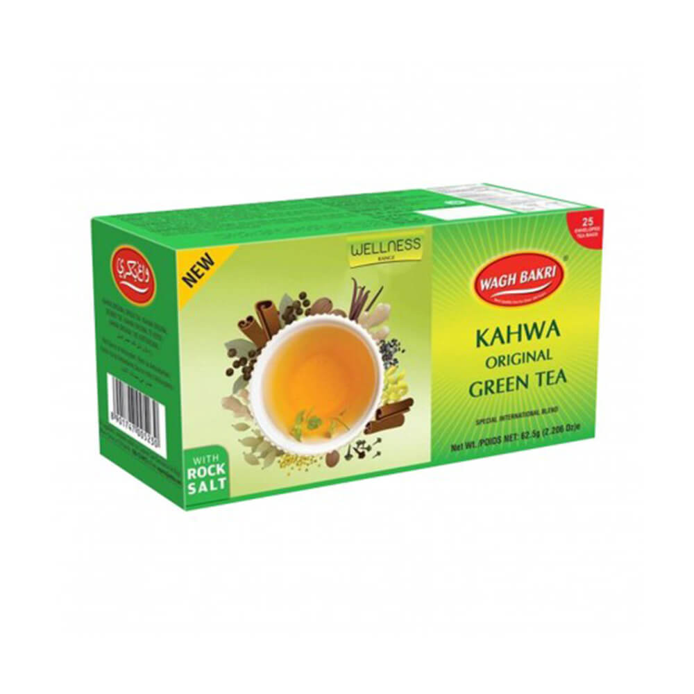 Wagh Bakri Kahwa Original Green Tea 25 Bags